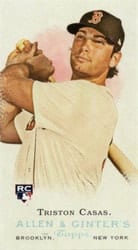 2023 Topps Allen & Ginter Mini Rookie Design Variations Triston Casas #RDV-9 card