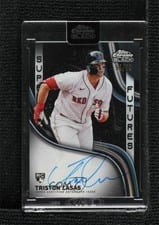 2023 Topps Chrome Black Super Futures Autographs Triston Casas #SFA-TC card