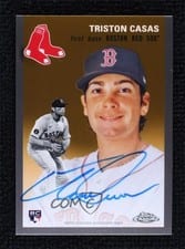 2023 Topps Chrome Platinum Anniversary Autographs Triston Casas #CPA-TC card