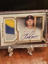 2023 Topps Definitive Collection Rookie Patch Autographs Triston Casas #DRPC-TC card