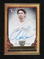 2023 Topps Gilded Collection Gallery of Gold Autographs Triston Casas #GOG-TC card