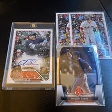2023 Topps Holiday Autographs Triston Casas #HAC-TC card
