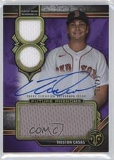 2024 Topps Triple Threads Future Phenoms Autographed Relics Triston Casas #FPAR-TC card