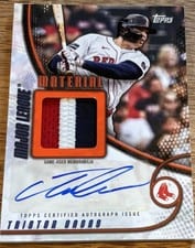 2025 Topps Update Major League Material Autographs Triston Casas #MLMA2-TC card