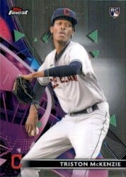 2021 Finest Base Set Triston McKenzie #30 card