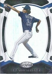 2021 Panini Chronicles Certified Triston McKenzie #43 card
