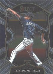 2021 Panini Select Base Set Triston McKenzie #90 card