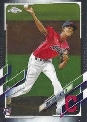 2021 Topps Chrome Base Set Triston McKenzie #21 card