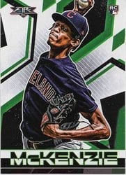 2021 Topps Fire Base Set Triston McKenzie #24 card