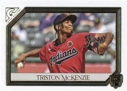 2021 Topps Gallery Base Set Triston McKenzie #80 card