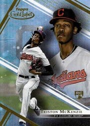 2021 Topps Gold Label Base Set Triston McKenzie #3 card