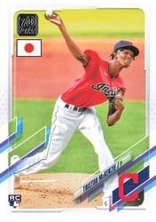 2021 Topps Japan Edition Base Set Triston McKenzie #121 card