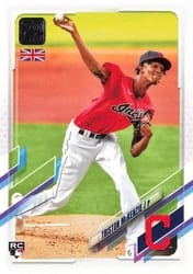 2021 Topps UK Edition Base Set Triston McKenzie #217 card