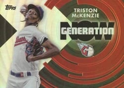 2022 Topps Generation Now Triston McKenzie #GN-58 card