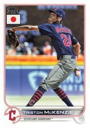 2022 Topps Japan Edition Base Set Triston McKenzie #116 card