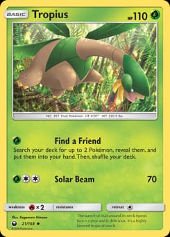 Celestial Storm Tropius #21 card