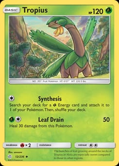 2019 Cosmic Eclipse Tropius #12