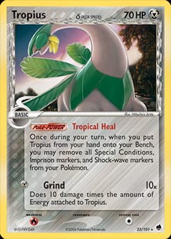 2006 Dragon Frontiers Tropius δ #23 card
