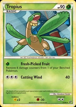 2010 HS—Undaunted Tropius #22 card