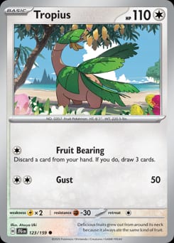 Journey Together Tropius #123 card