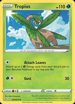 Shining Fates Tropius #5 card