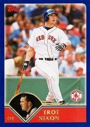 2003 Topps Base Set Trot Nixon #15 card