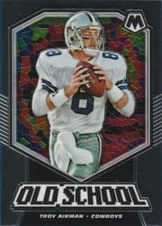 2020 Panini Mosaic Old School Troy Aikman #OS9 card