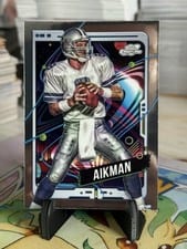 2024 Topps Chrome Cosmic Base Set Troy Aikman #25 card
