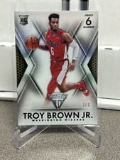 2018 Panini Chronicles Troy Brown Jr. Jersey Number #456 card
