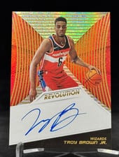 2018 Panini Revolution Rookie Autographs Troy Brown Jr. #TBR card