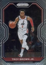 2020-21 Panini Prizm Base Set Troy Brown Jr. #127 card