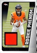2024 Donruss Rookie Phenom Jerseys Troy Franklin #RPJ-TFN card