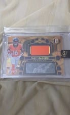 2024 Panini Gold Standard Rookie Jersey Autographs Troy Franklin #213 card