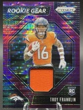 2024 Panini Prizm Rookie Gear Troy Franklin #RG-TFN card