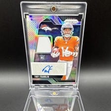 2024 Panini Prizm Rookie Patch Autographs Troy Franklin #RPA-TFN card