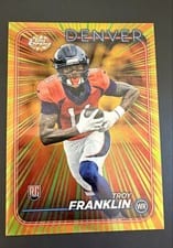2024 Topps Chrome Radiating Rookies Troy Franklin #RR-11 card