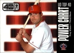 2002 Upper Deck 40-Man Base Set Troy Glaus #1091 card