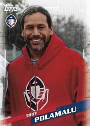 2019 Topps AAF Base Set Troy Polamalu #56 card