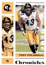 2020 Panini Chronicles Base Set Troy Polamalu #82 card
