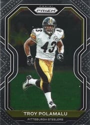 2020 Panini Prizm Base Set Troy Polamalu #73 card