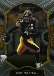 2020 Panini Select Base Set Troy Polamalu #28 card