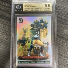 2021 Donruss Downtown Troy Polamalu #DT-12 card