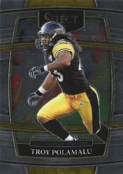 2021 Panini Select Base Set Troy Polamalu #41 card