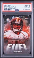 2025 Finest Nightmare Fuel Troy Polamalu #NF-14 card