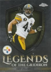 2025 Topps Chrome Legends of the Gridiron Troy Polamalu #LOG-33 card
