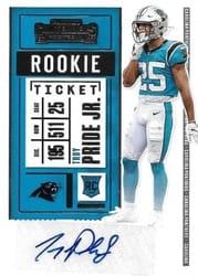 2020 Panini Contenders Base Set Troy Pride Jr #195 card