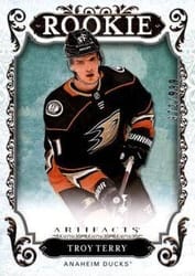 2018-19 Upper Deck Artifacts Base Set Troy Terry #180 card
