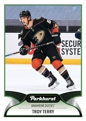 2021-22 Parkhurst Base Set Troy Terry #190 card