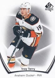 2021-22 SP Authentic Base Set Troy Terry #22 card