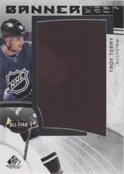 2022-23 SP Game Used 2022 NHL All-Star Game Banner Year Relics Troy Terry #BYAS-TT card